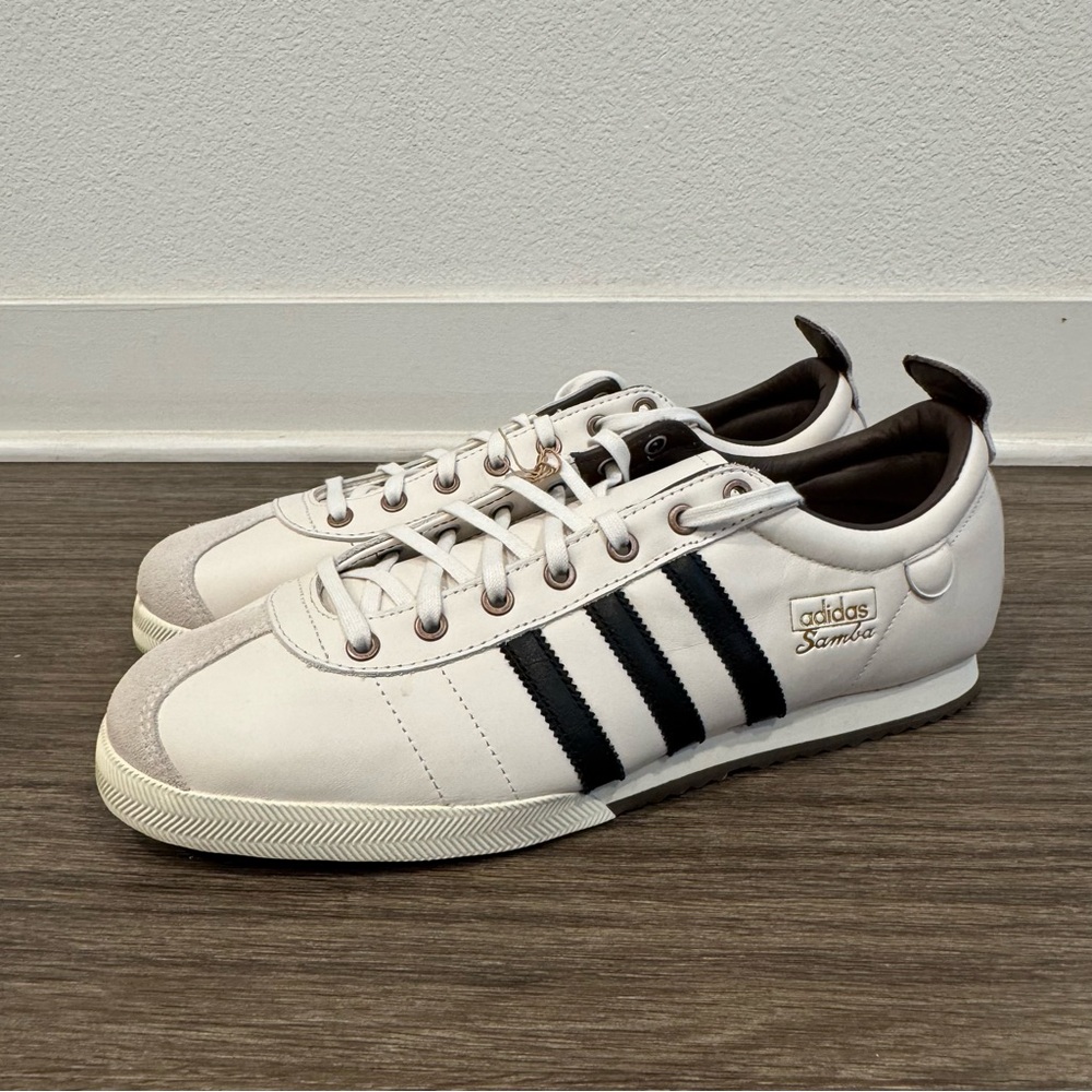 Adidas Samba 62 'White Black Brown' sz 13 - Picture 2 of 5